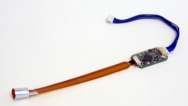 SKS1 lightweight temperature and humidity sensor for UAVs with flexible arm.